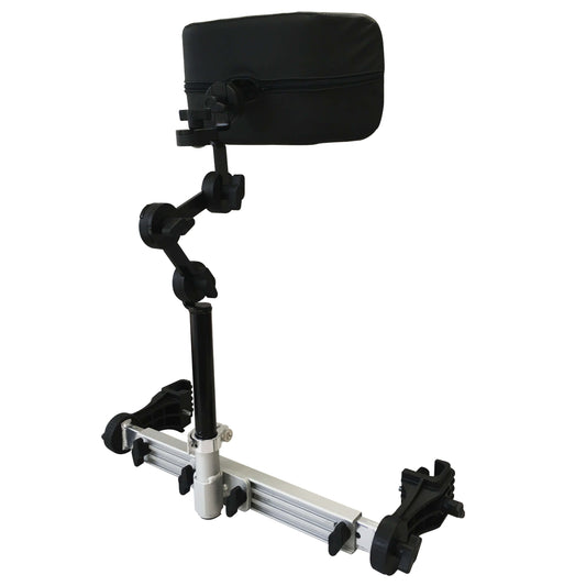 イージーヘッドの車いす用後付けヘッドサポート、その自在に調整できるデザイン