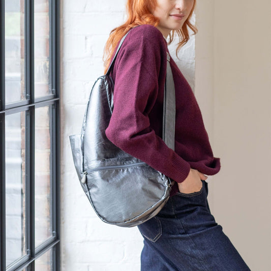 ヘルシーバックバッグ S メタリック 着用イメージ