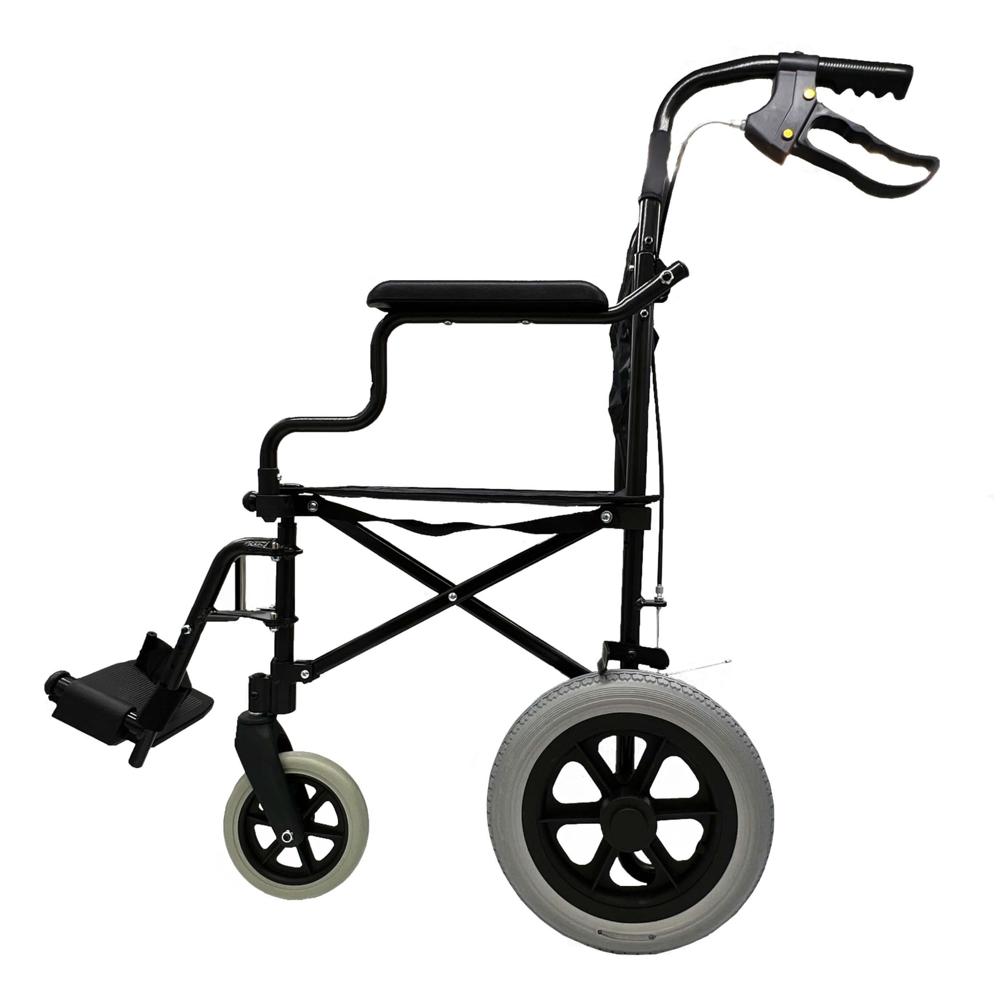 凹凸道でもスムーズに走行できる大きなタイヤのハンディライト100 HANDY LIGHT 100