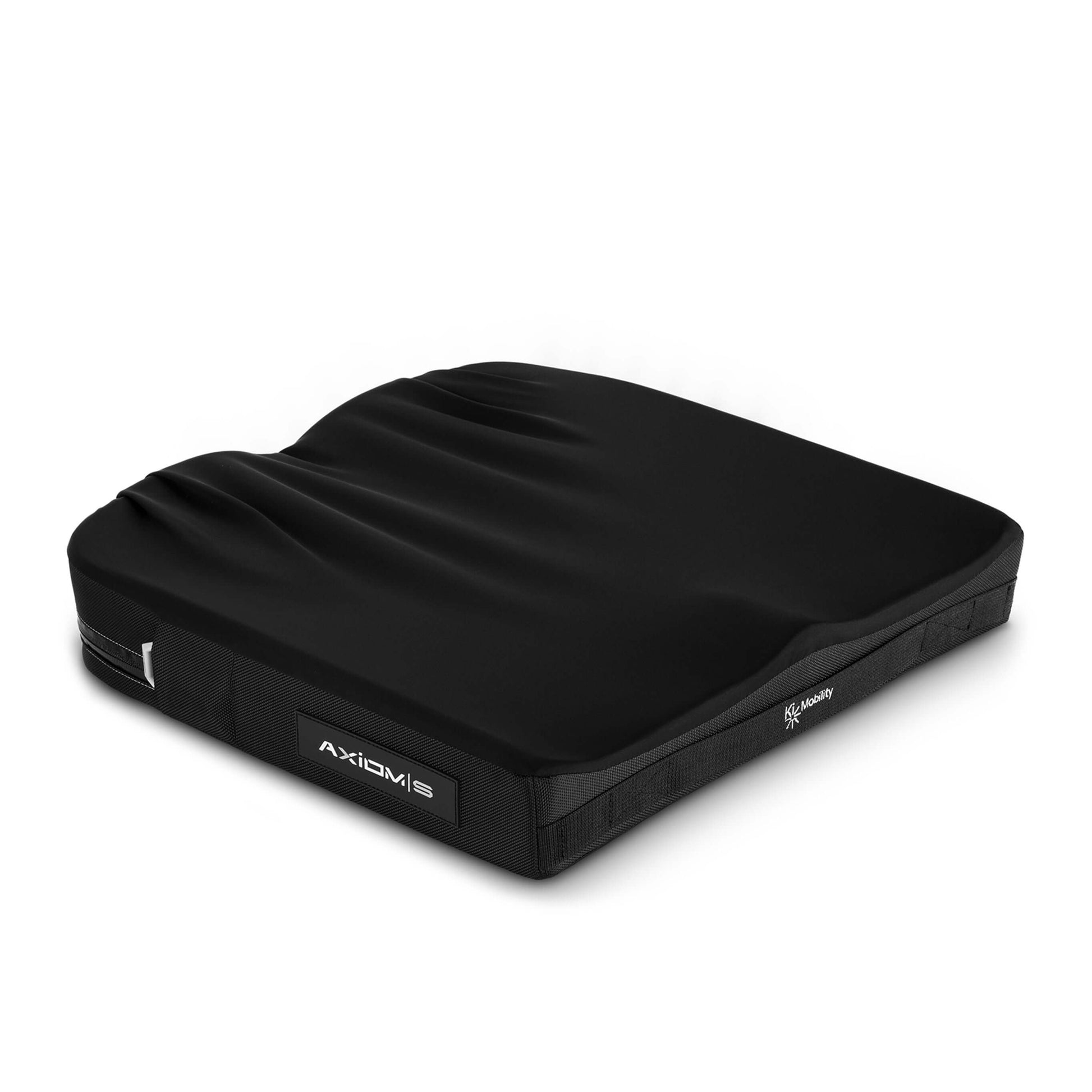 大転子や大腿骨をしっかり支え、座圧軽減と姿勢サポートを実現するアクシオムSクッション