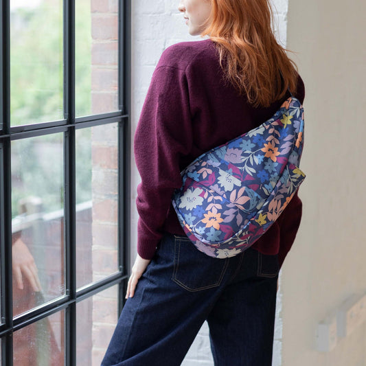 ヘルシーバックバッグ S プリント フローラ2 着用イメージ