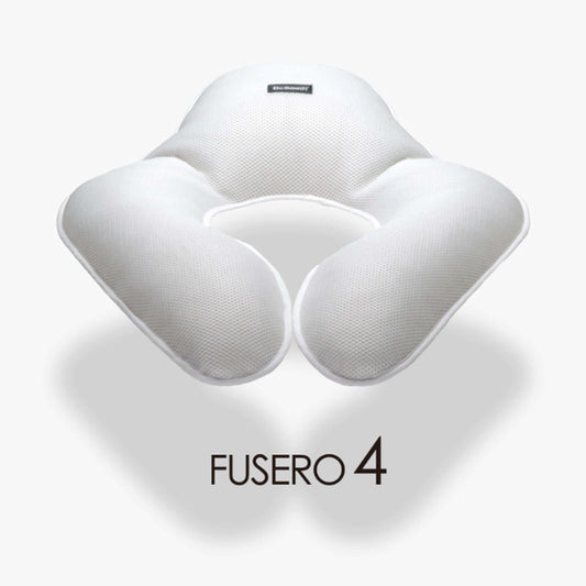 FUSERO-4 の独自フォルムのまくら、うつぶせ・横向き・仰向き対応のデザイン