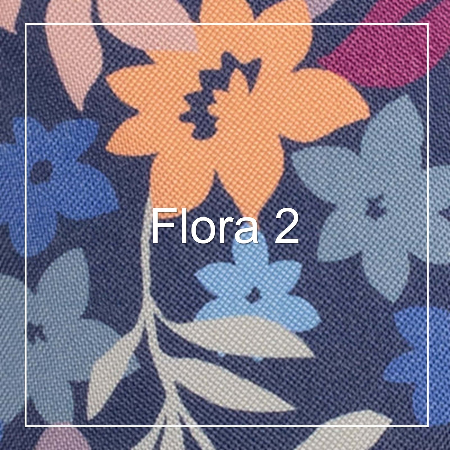 ヘルシーバックバッグ S プリント フローラ2｜25AW 撥水・丸洗いOK／6L超軽量320g／12ポケット