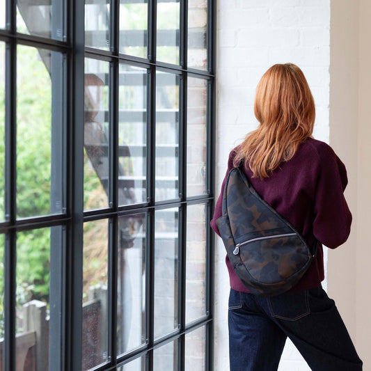 ヘルシーバックバッグ S マルチカモ 着用イメージ