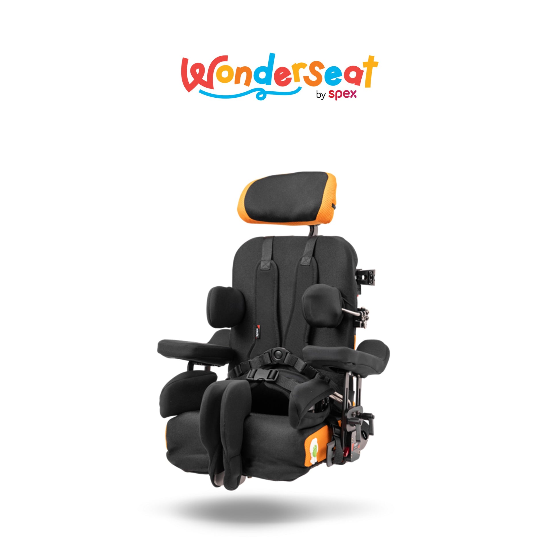 セミオーダー座位保持装置Wonderseat Spaceの画像、子どもたちの成長を支える高い姿勢サポート。Little Wave Flip