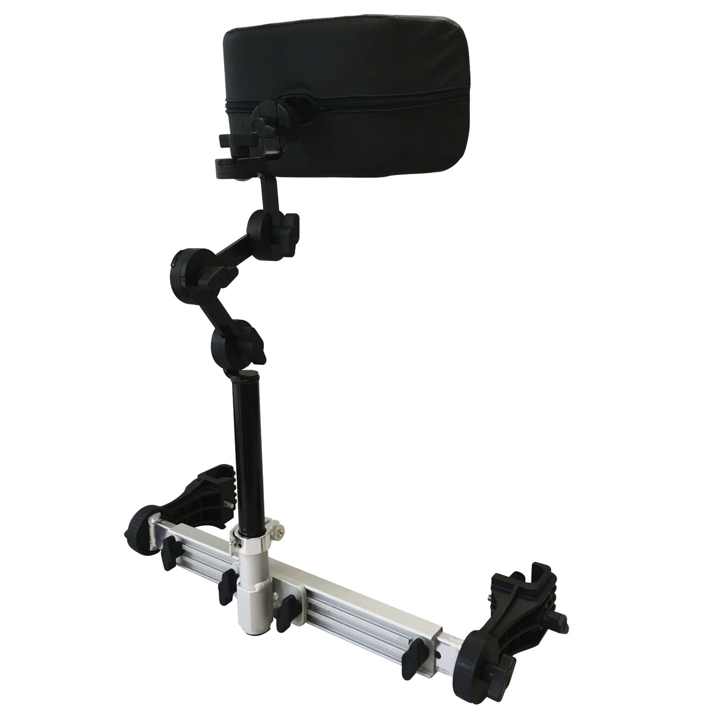 イージーヘッドの車いす用後付けヘッドサポート、その自在に調整できるデザイン