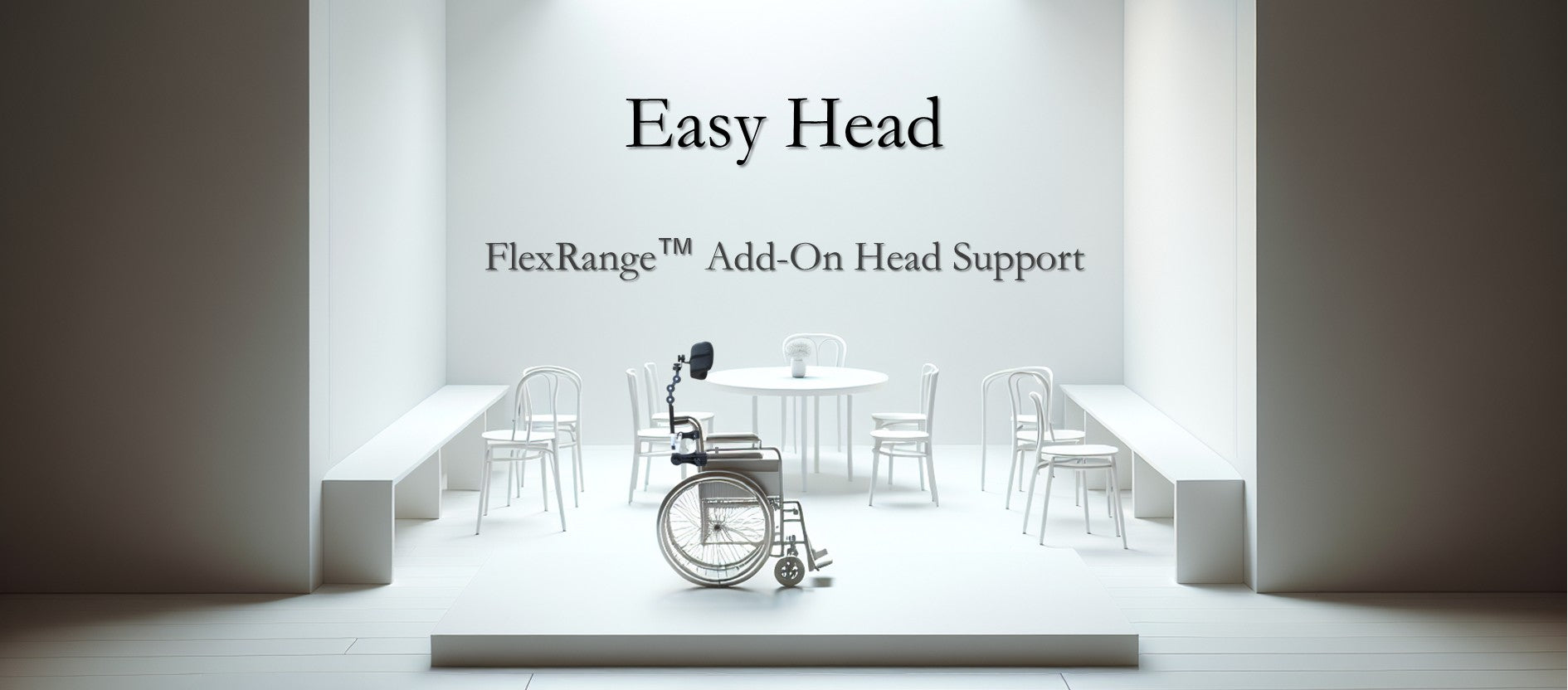 イージーヘッド EASY HEAD｜工具不要で自在調整する車いすヘッド