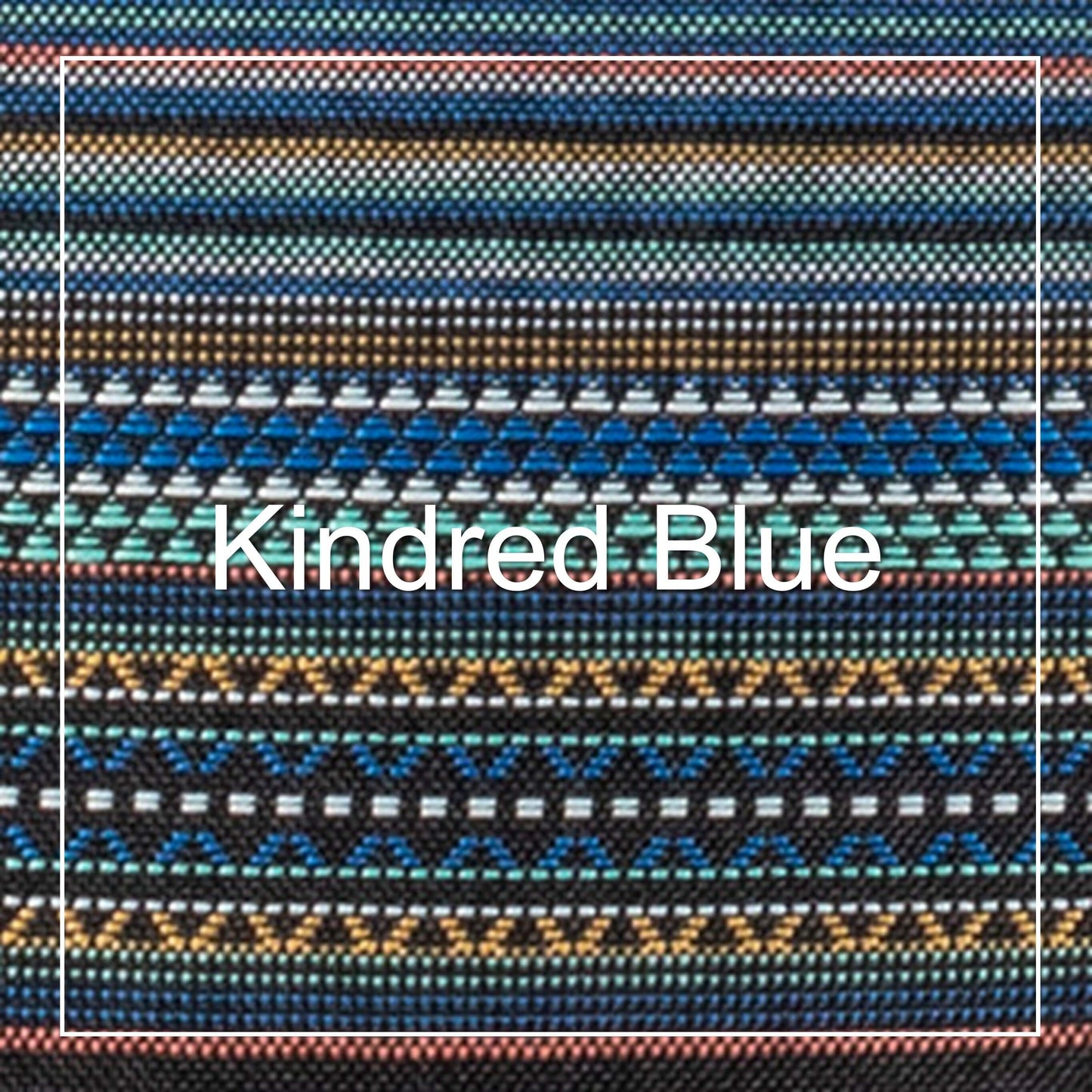 ヘルシーバックバッグ S キンドレッドブルー｜25AW ボヘミアン柄 6L超軽量395g／12ポケット