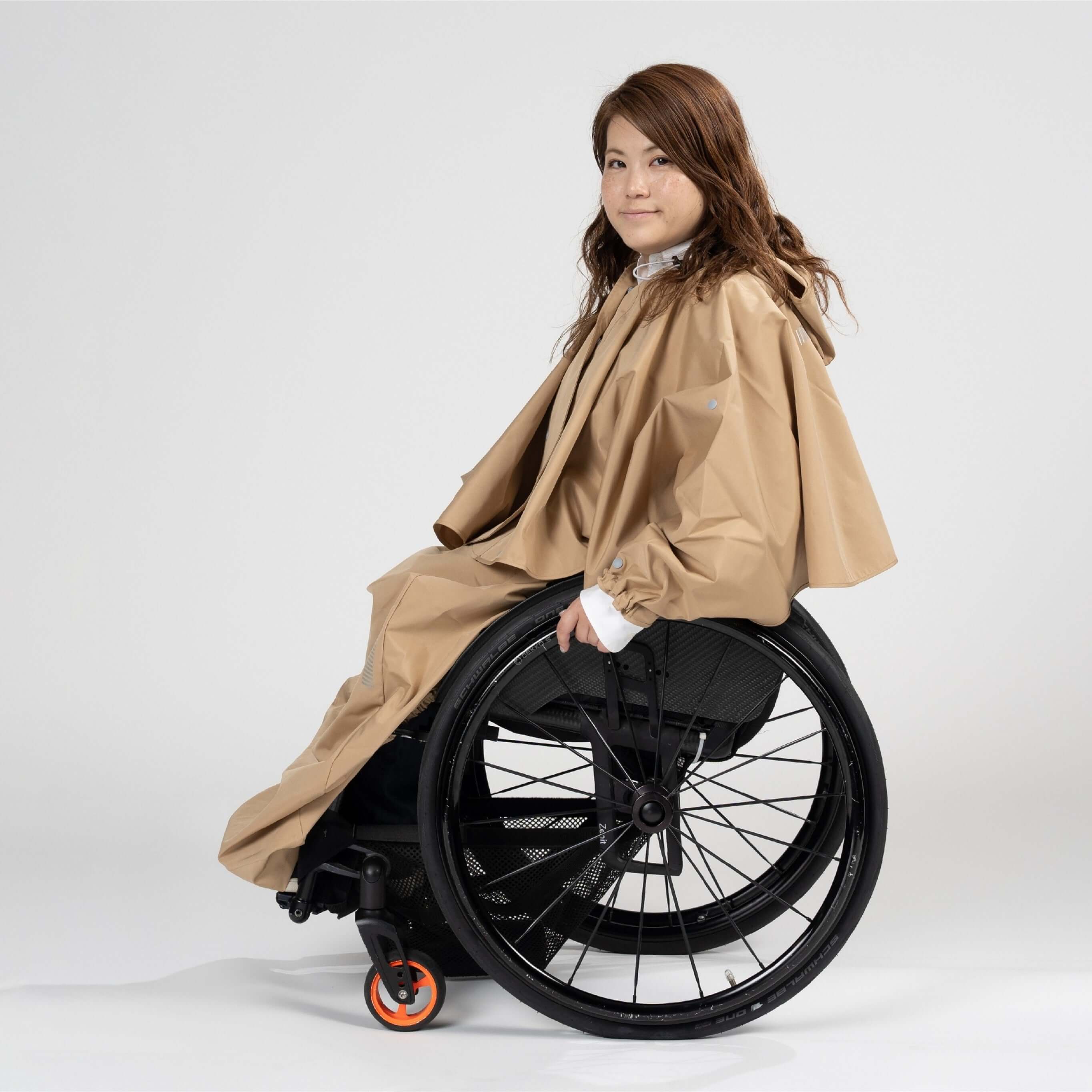 yuki205／65R15 多機能レインウェア｜晴雨兼用・上下分離・車いす対応ジャケット