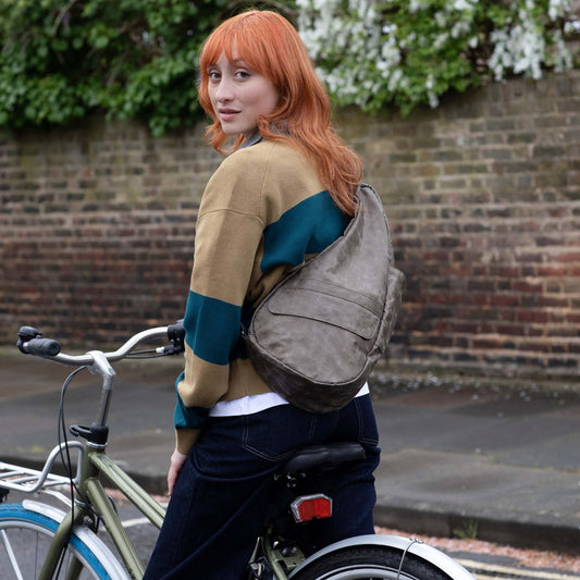 ヘルシーバックバッグ S ヴィンテージブラウン 斜め掛け