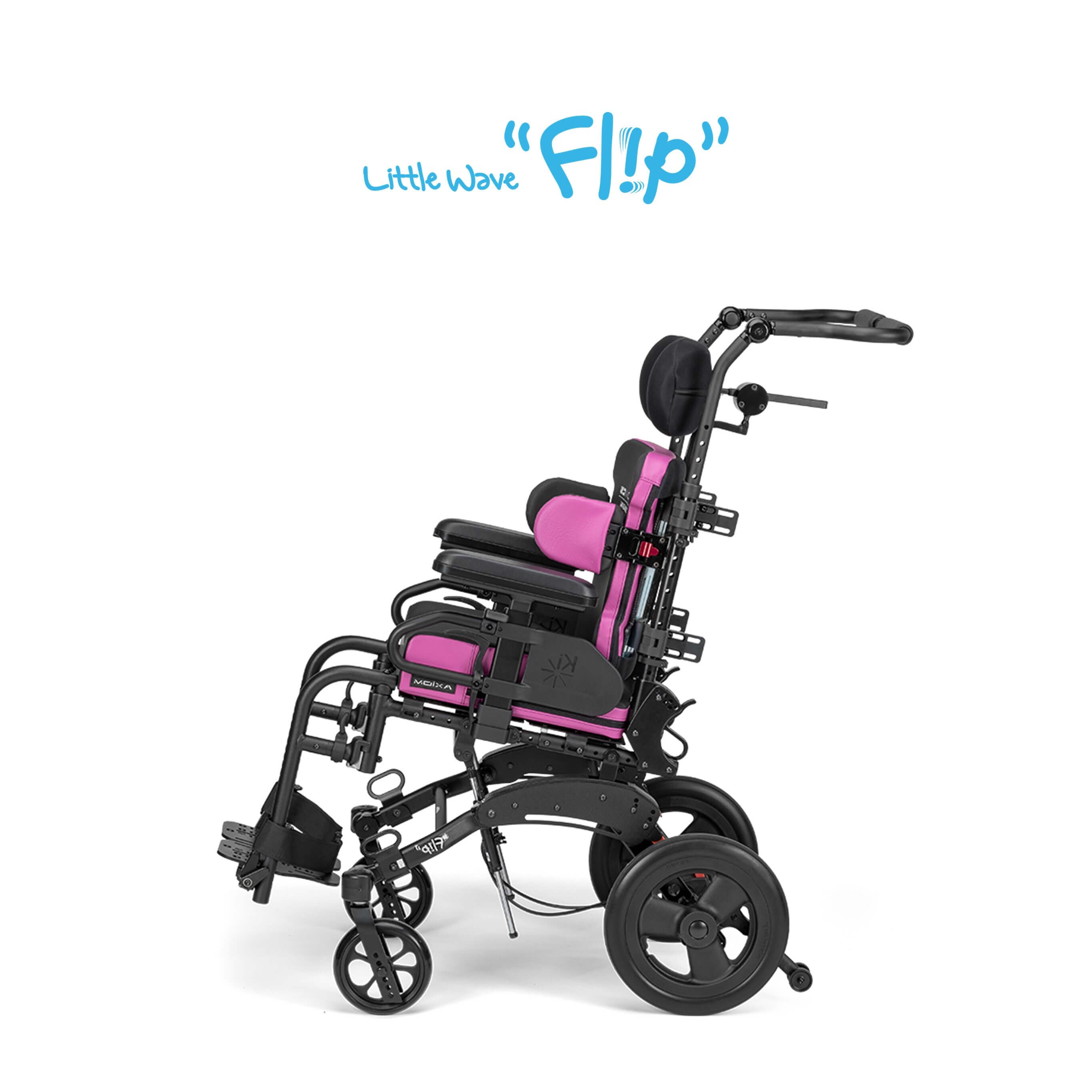 セミオーダー車いす Little Wave Flip｜ストローラー×ティルトの小児用