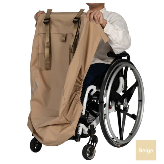 "多機能レインウェア ひざ掛け部分"