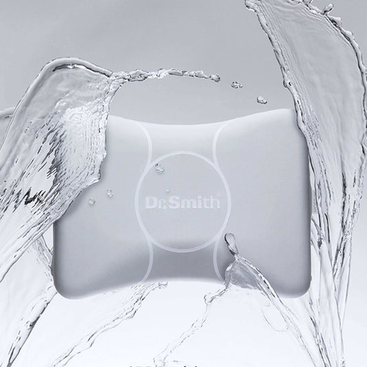 潤肌枕Ⅱ 専用カバー｜しっとりストレッチ×洗濯OKのイメージ、ウォータードロップの中にある枕