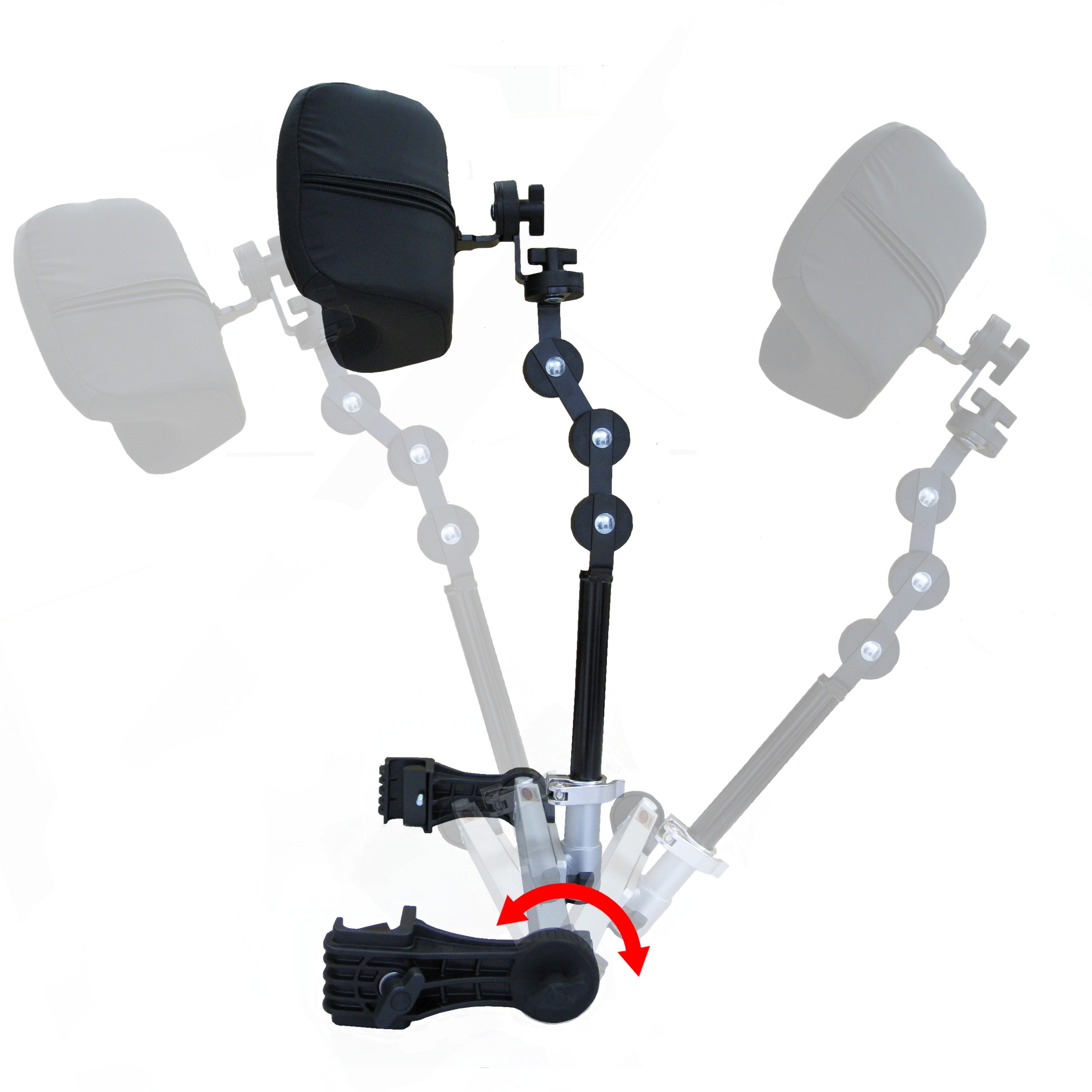 イージーヘッド EASY HEAD｜工具不要で自在調整する車いすヘッド