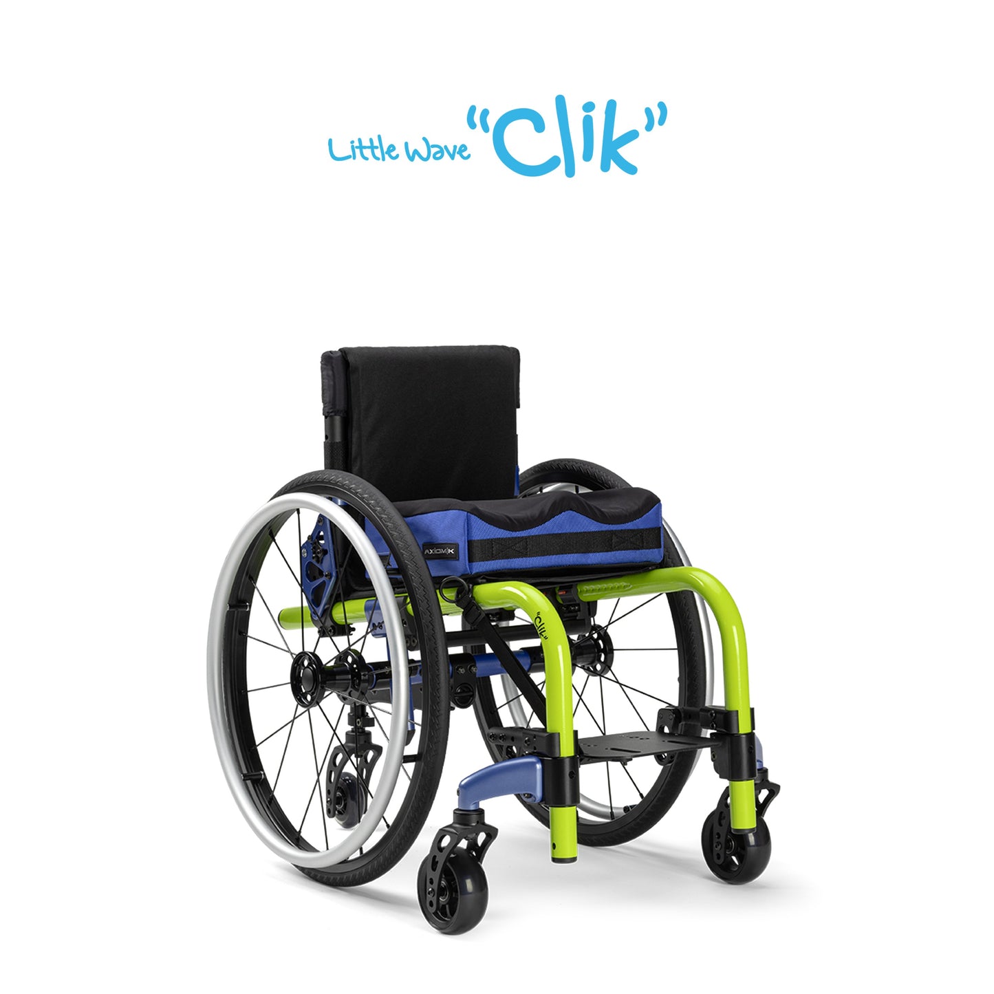【セミオーダー車いす】Little Wave Clik リトルウェーブ クリック｜“カチッ”と合わせる次世代の成長調整。直感でフィットする児童用リジッド車いす