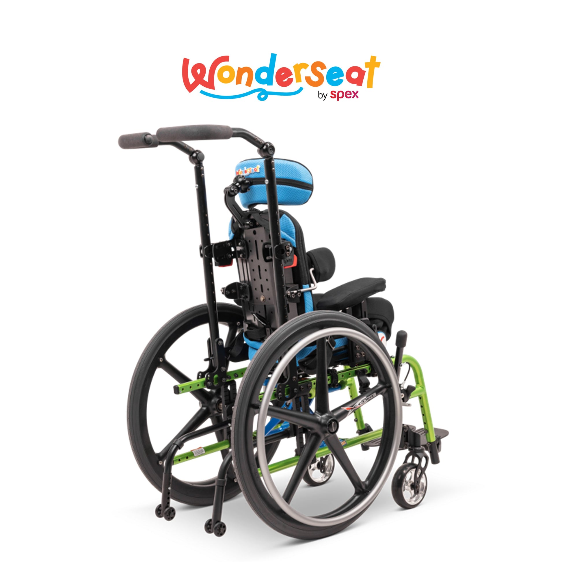 セミオーダー座位保持装置のWonderseat Bounce。シンプルで頑丈なデザイン。Little Wave Flipとしての機能。