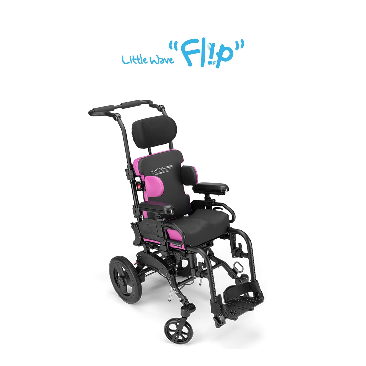 【セミオーダー車いす】Little Wave Flip リトルウェーブフリップ｜“ストローラー”の軽快さと“車いす”の機能を融合した児童用ティルト