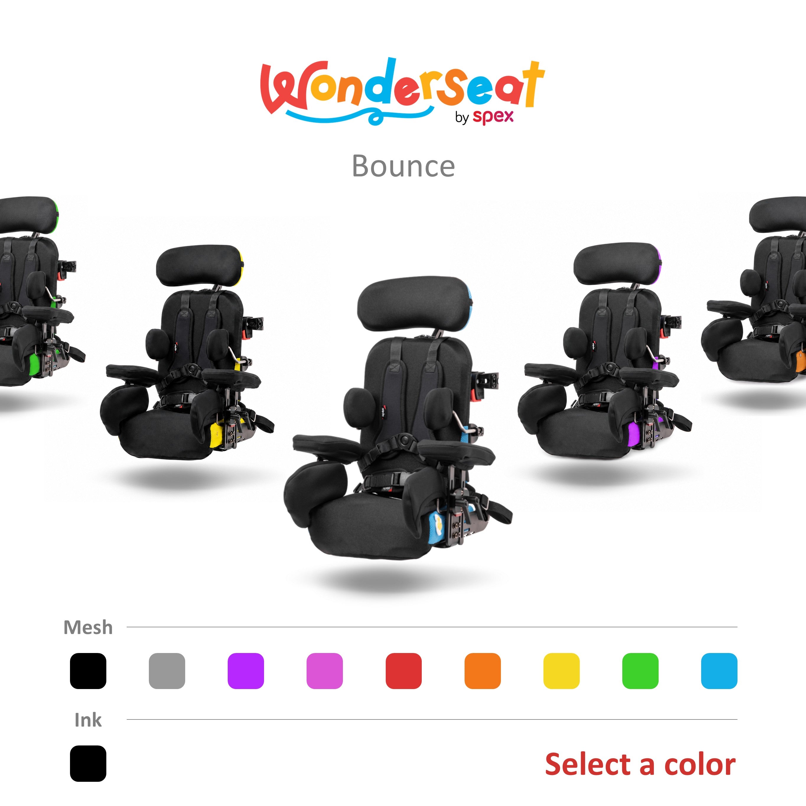 Wonderseat Bounce｜子どもの成長を支えるシンプル座位保持装置 – YUKI
