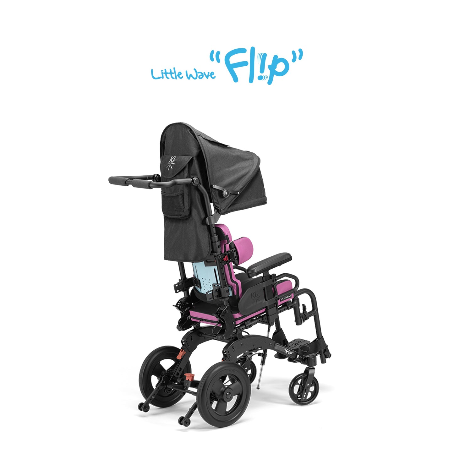 【セミオーダー車いす】Little Wave Flip リトルウェーブフリップ｜“ストローラー”の軽快さと“車いす”の機能を融合した児童用ティルト